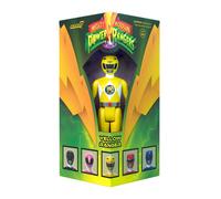 Super7 Mighty Morphin Power Rangers Yellow Ranger - 3.75 """" Figura de accin de Power Rangers en empaque de edicin especial