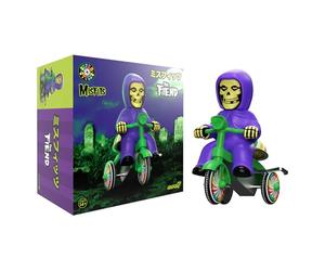 Super7 Misfits Super Cycles - Figura de acción de Fiend (Morado con Triciclo Verde)