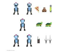 Super7 Mousers Ninja Turtles Wave 6 8cm 3 inch 5-Pack