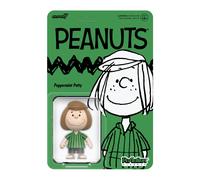 Peanuts Reaction Figures Peppermint Patty Figurine Wave 09 Figura de acción Retro de 3.75 Pulgadas