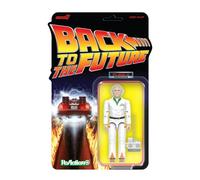 Super7 Reaction+ Doc Brown de “Regreso al Futuro” (1985) - Figura de acción de 9,5 cm con accesorios - Artículos de colección de películas clásicas de los 80 y juguetes retro