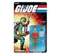 Super7 Reaction+ G.I. Joe Flash (Cómic) - Figura de acción de G.I. Joe de 4 Pulgadas con Accesorios - Coleccionables clásicos de Dibujos Animados y Juguetes Retro