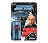 SUPER7 Super 7 - Star Trek: La próxima generación de la Figura de reacción Wave 1 - Capitán Picard (RE-TREKW01-PCD-)