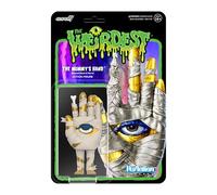 Super7 The Weirdest Mummy's Hand (maldición infernal) - Figura de acción de 3.9 pulgadas The Weirdest Mummy's Hand Campy Horror Coleccionables y juguetes retro