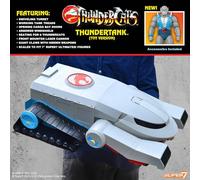 Super7 Thundercats ULTIMATES! Thundertank con Panthro (Juguete) - Figura de acción de Thundercats de 27 Pulgadas Vehículo clásico de Dibujos Animados coleccionables y Juguetes Retro - Diseño Vintage