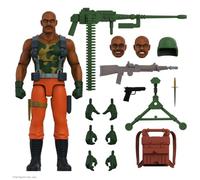 Super7 ¡Ultimates! G.I. Joe Roadblock - Figura de acción de G.I. Joe de 7 Pulgadas con Accesorios, coleccionables clásicos de Dibujos Animados y Juguetes Retro