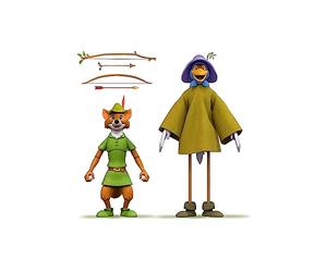 Super7 ¡ULTIMATES! Robin Hood - Figura de Acción Disney de 7 Pulgadas con Accesorios Coleccionables Clásicos y Juguetes Retro