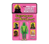 Super7 Universal Monsters Super Criatura (Sculpt Wide On Card) - 3.75 Figura de reaccin de escala