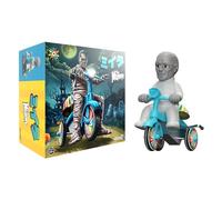 Super7 Universal Monsters Super Cycles - Figura de acción de The Mummy (gris claro con triciclo azul)