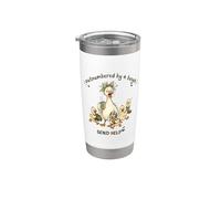 Superado en número 4 Chicos Mamá Ganso Pato Enviar Ayuda Funny Mom Life Vaso térmico de acero inoxidable de doble pared