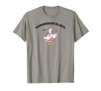 Superado en número por Chicas Funny Dad Goose Camiseta