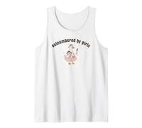 Superado en número por Chicas Funny Dad Goose Camiseta sin Mangas