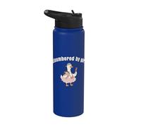 Superado en número por chicas Funny Dad Goose Stainless Steel Insulated Water Bottle