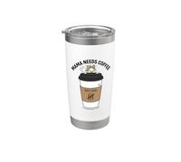 Superado en número por chicos orgulloso mamá divertido café ganso mamá humor Vaso térmico de acero inoxidable de doble pared