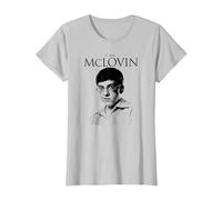 Superbad Yo Soy McLovin Camiseta, Mujer, Plata, 3XL