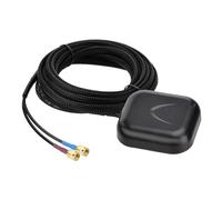 Superbat Antena Combinada GPS+4G LTE con Montaje Magnético Conector SMA Macho con Malla Trenzada para Navegación GPS, Unidad Principal, Rastreador GPS para Vehículo Auto Camión Autobús Furgoneta etc