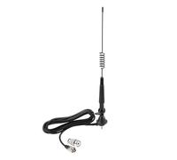 Superbat Antena de radio CB de 27 MHz UHF VHF PL259 y BNC conector macho kit de antena con base ajustable giratoria compatible con Bearcat Radioddity Texas Ranger RoadKing Vehículo Coche Camión Barco