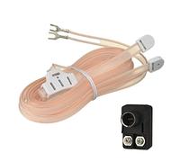 Superbat Antena de Radio FM, 300ohm Antena Dipolo Interior, Antena Estéreo FM en Forma de T con Kit Balun Push-On Tipo F de 300ohm a 75ohm para Receptor Estéreo Interior, Yamaha, Sony etc.