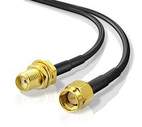 Superbat Cable Alargador Antena WiFi SMA 5m RG174 Cable Extensión Macho a Hembra 50 Ohm para Router 4G LTE, Antena GPS 4G 5G, Módem Gateway, Tarjeta de Red PCIe, RTL-SDR USB, Dispositivos FPV