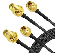 Superbat Cable Alargador Antena WiFi SMA 5m RG174 Cable Extensión Macho a Hembra 50 Ohm para Router 4G LTE Antena GPS 4G 5G Módem Gateway Tarjeta Red PCIe RTL-SDR USB Dispositivos FPV (2 Piezas)