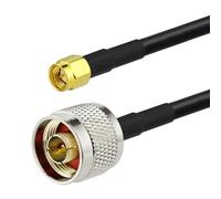 Superbat Cable coaxial N macho a SMA macho RG58 de 50 pies, cable de extensión de antena WiFi para enrutador WiFi 3G/4G/5G/LTE antena CB jamón antena ADS-B