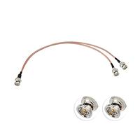 Superbat Cable divisor BNC de 75 ohmios SDI coaxial divisor BNC macho a doble macho divisor para cámaras DVR grabadora HD-SDI 3G-SDI 4K SDI cable de vídeo 30 cm (12 pulgadas)