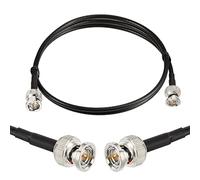 Superbat Cable SDI BNC 12G 4K UHD 2m Belden 4855R Macho a Macho, Cable Delgado 75ohm Soporta 3G-SDI/6G-SDI/12G-SDI/4K/8K para Grabador Osciloscopio Cámara de Seguridad Convertidor SDI