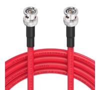 Superbat Cable SDI BNC 3G/6G/12G SDI Cable 50 pies (Belden 1694A rojo), soporta UHD 3G-SDI/6G-SDI/4K/8K Cable de video de precisión