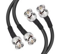 Superbat Cable SDI Corto 3G 6G RG59 60cm BNC Macho a Macho 75 Ohm Cable Latiguillo 4K para Cámara Transmisión, Divisor Video, Convertidor SDI, Tarjeta de Captura SDI PCIe (2 Piezas)
