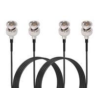 Superbat Cable SDI Corto HD 3G 1m Negro RG179 BNC Macho a Macho 75 Ohm Cable Delgado Latiguillo 4K para Cámara Blackmagic Convertidor SDI Monitor CCTV Tarjeta de Captura SDI PCIe (2 Piezas)