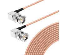 Superbat Cable SDI Corto HD 3G 30cm RG179 BNC Macho a Macho (Ambos Ángulo Recto) 75 Ohm Cable Delgado Latiguillo 4K para Cámara Blackmagic Convertidor SDI Monitor CCTV Tarjeta de Captura SDI PCIe