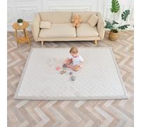 SUPERBE BEBE - Alfombra de Juego y Gateo para Bebé 150 × 200 × 2,5 cm - Gruesa y Antigolpes - Espuma Memory No Tóxica con Certificación Oeko-Tex - Alfombra para Habitación de Niños - Diseño Elegante