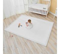 SUPERBE BEBE - Alfombra de Juego y Gateo para Bebé 150 × 200 × 2,5 cm - Gruesa y Antigolpes - Espuma Memory No Tóxica con Certificación Oeko-Tex - Alfombra para Habitación de Niños - Diseño Elegante