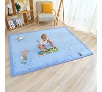 SUPERBE BEBE - Alfombra de Juego y Gateo para Bebé 150 × 200 × 2,5 cm - Gruesa y Antigolpes - Espuma Memory No Tóxica con Certificación Oeko-Tex - Alfombra para Habitación de Niños - Diseño Elegante