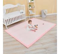 SUPERBE BEBE - Alfombra de Juego y Gateo para Bebé 150 × 200 × 2,5 cm - Gruesa y Antigolpes - Espuma Memory No Tóxica con Certificación Oeko-Tex - Alfombra para Habitación de Niños - Diseño Elegante