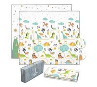 SUPERBE BEBE Alfombra infantil impermeable, reversible y plegable 120x180 cm. Certificación CE. Ideal para habitaciones de niños o niñas. Regalo para bebés de buen formato