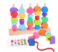 SUPERBE BEBE Juguete Montessori de Madera para Apilar y Clasificar para Bebés y Niños de 3 Años - Actividad y Desarrollo - Juegos Educativos Montessori - Regalo de Cumpleaños