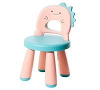 SUPERBE BEBE Silla de plástico para niños - Taburete Infantil - Cómodo, Ligero y Resistente - Apto de 2 a 6 años - Fácil de Limpiar - Asiento ergonómico - Diseño de Dinosaurio