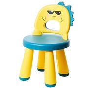 SUPERBE BEBE Silla de plástico para niños - Taburete Infantil - Cómodo, Ligero y Resistente - Apto de 2 a 6 años - Fácil de Limpiar - Asiento ergonómico - Diseño de Dinosaurio