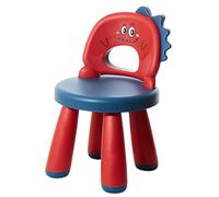SUPERBE BEBE Silla de plástico para niños - Taburete Infantil - Cómodo, Ligero y Resistente - Apto de 2 a 6 años - Fácil de Limpiar - Asiento ergonómico - Diseño de Dinosaurio
