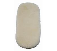 Superbe Poussette Tapis de fourrure Tapis en fourrure d'agneau véritable, dichtem en 35 x 75 cm plein Fourrure, insert pour poussette, lit bébé. propre production magasin de la fourrure Coussin en qualité.
