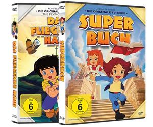 Superbuch & Das fliegende Haus - Zwei komplette Zeichentrickserien mit insgesamt 52 Folgen über die größten Geschichten der Bibel [6 DVDs]