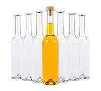 SUPERBUTELKI.PL FENICE Botella de aceite de 350 ml, juego de 40 unidades, botella de cristal para aceite de oliva, vino o licor, botella vacía de aceite de oliva con corcho, botella de cristal
