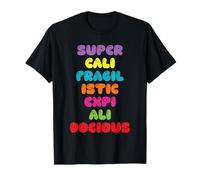 Supercalifragilisticexpialidocious Palabra más Larga Groovy Kids Camiseta