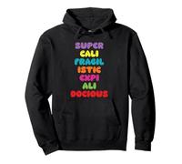 Supercalifragilisticexpialidocious Palabra más Larga Groovy Kids Sudadera con Capucha
