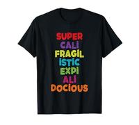 Supercalifragilisticexpialidocious Palabra más Larga Retro Dot Camiseta