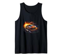 Supercar Coche Exótico, Coche de Carreras Entusiasta Turbo Race Camiseta sin Mangas