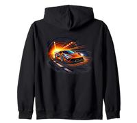 Supercar Coche Exótico, Coche de Carreras Entusiasta Turbo Race Sudadera con Capucha