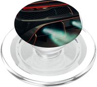 Supercar Flames Entusiasta de la Velocidad de visión Trasera PopSockets PopGrip para MagSafe
