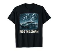 Supercar Lightning Sports Car Entusiasta Ride The Storm Cool Camiseta
